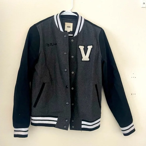 Vans Jackets Coats Vans Off The Wall Varsity Jacket Poshmark